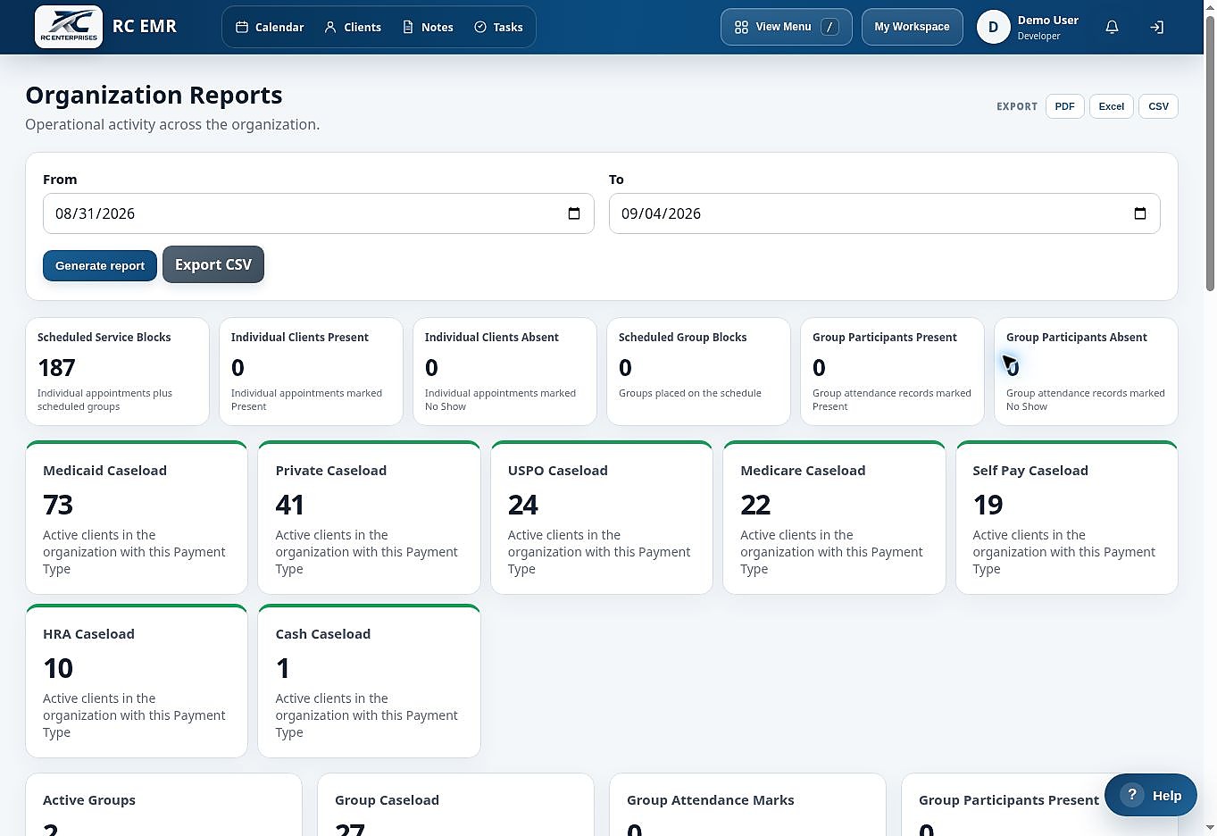 RC EMR Reports
